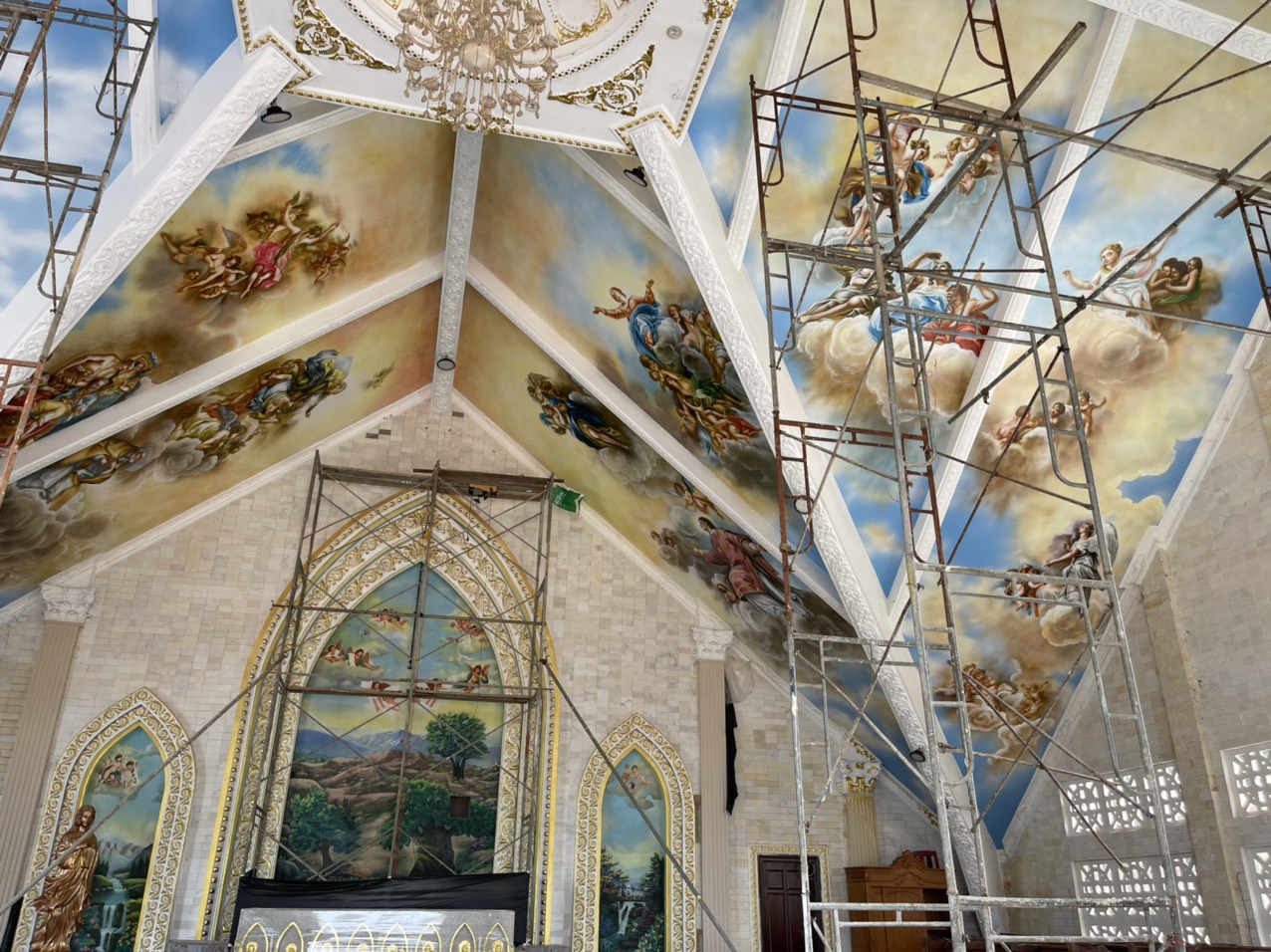 Vẽ Tranh Trần Mây 3D giá rẻ