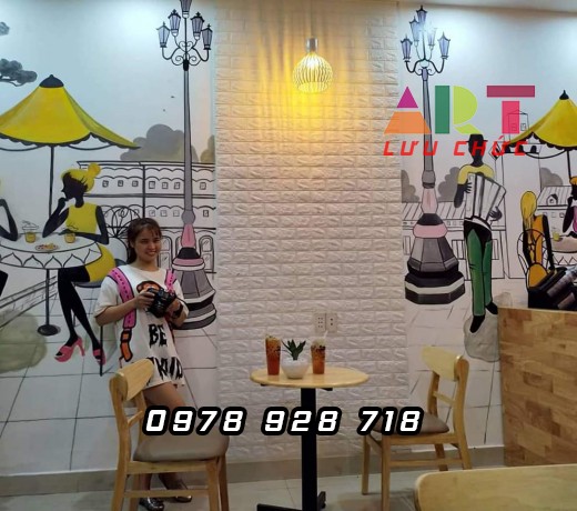 Vẽ Tranh Tường Quán Cafe Tại Đồng Nai